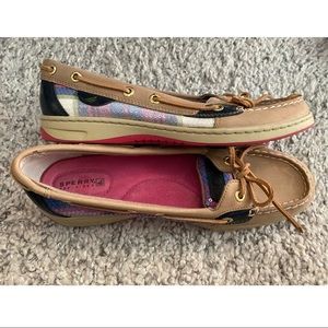 Plaid Sequin Angelfish Sperry Boat Shoe